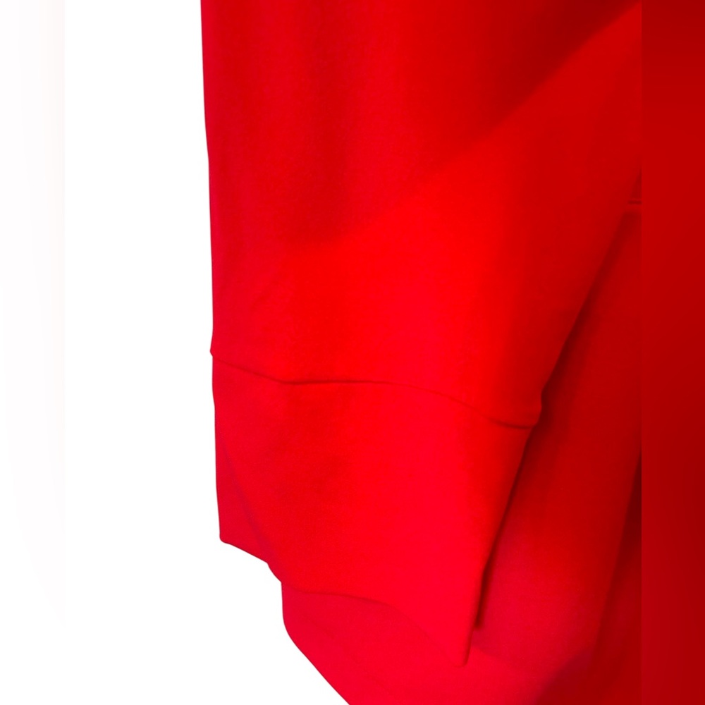 Iman Bright Red Single-Button Unlined Lightweight… - image 4